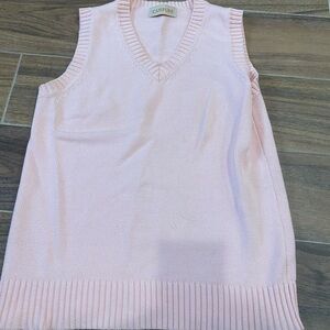 Light pink sweater vest